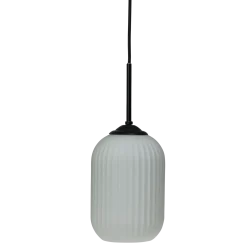 Dyberg Larsen riflet pendel Ø14 cm E27 opal