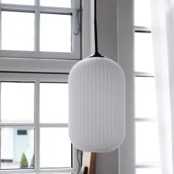 Dyberg Larsen riflet pendel Ø14 cm E27 opal