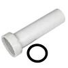Dykrør t/vandlås 1 1/4"x32 mm hvid plast