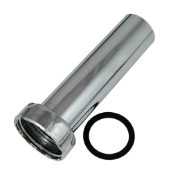 Dykrør t/vandlås 1 1/4"x32 mm krom