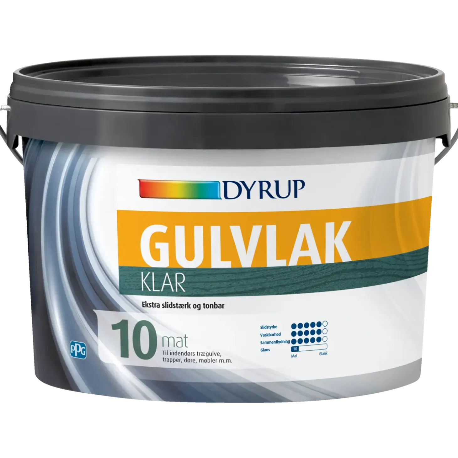 Dyrup gulvlak klar 10 0,75 L
