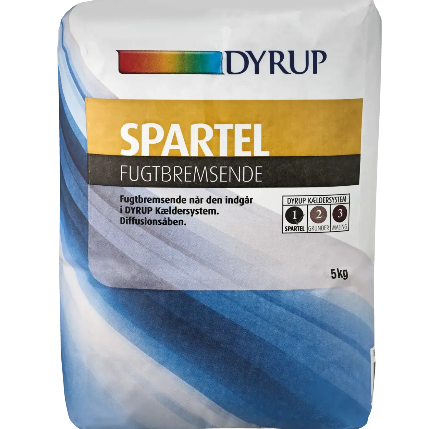 Dyrup spartel fugtbremsende 5 kg