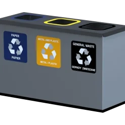 Eco Station mini 3 spande á 12 L