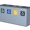 Eco Station 4 sækkeholdere á 60 L