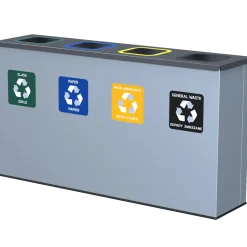 Eco Station 4 sækkeholdere á 60 L