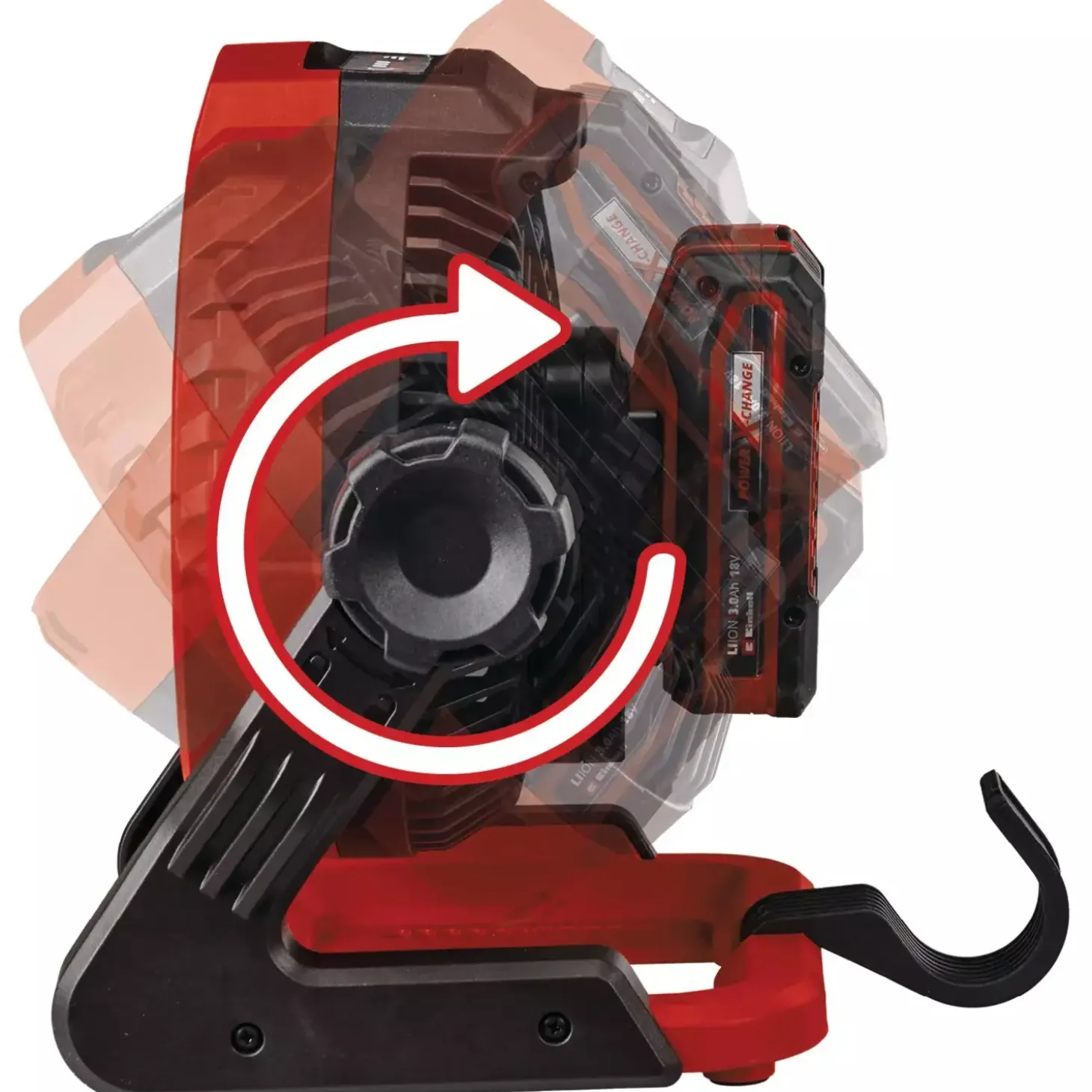 Einhell GE-CF 18/2200 Li 18V ventilator solo