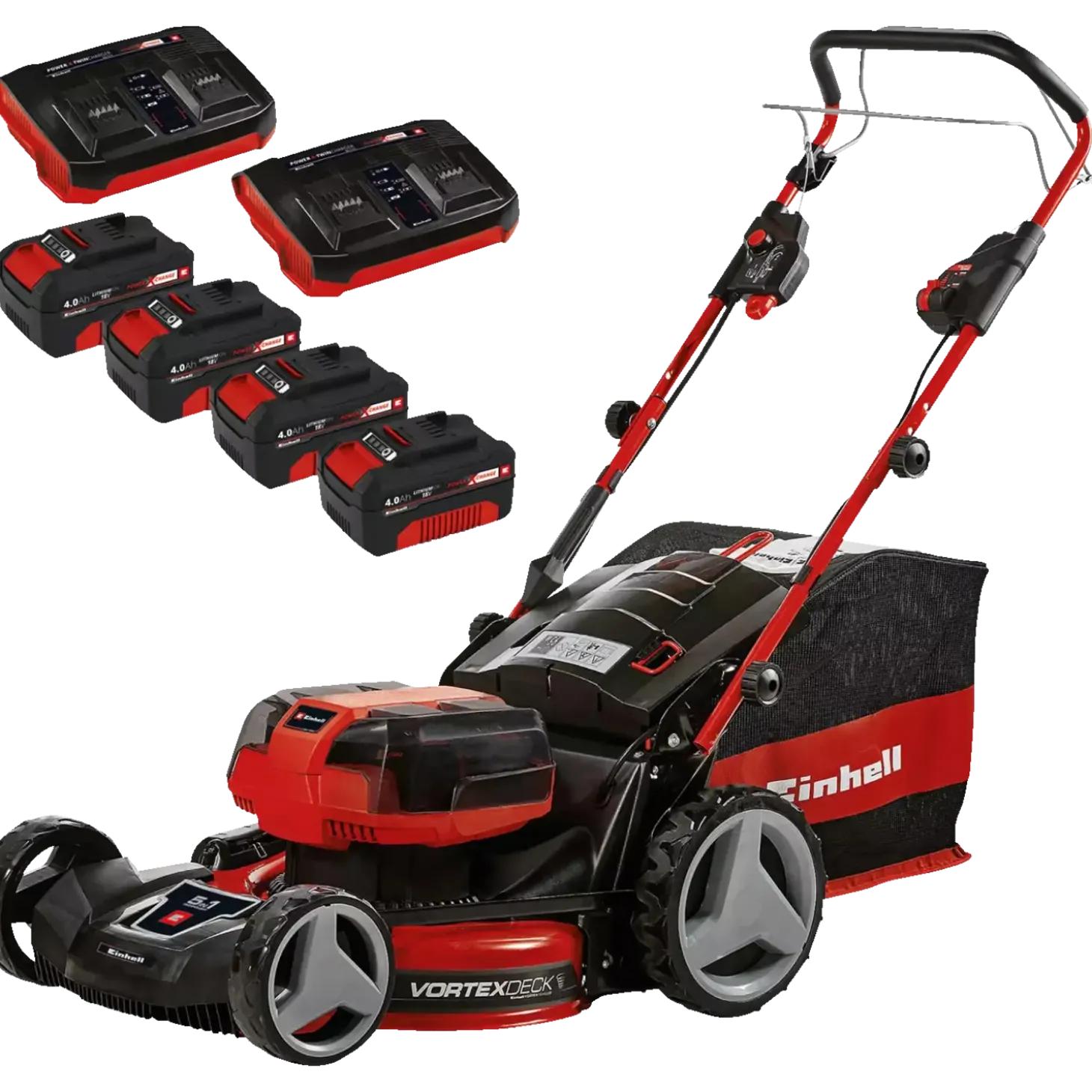 Einhell GE-CM 36/36 2x18Vplæneklipper 36 cm 4,0Ah bat