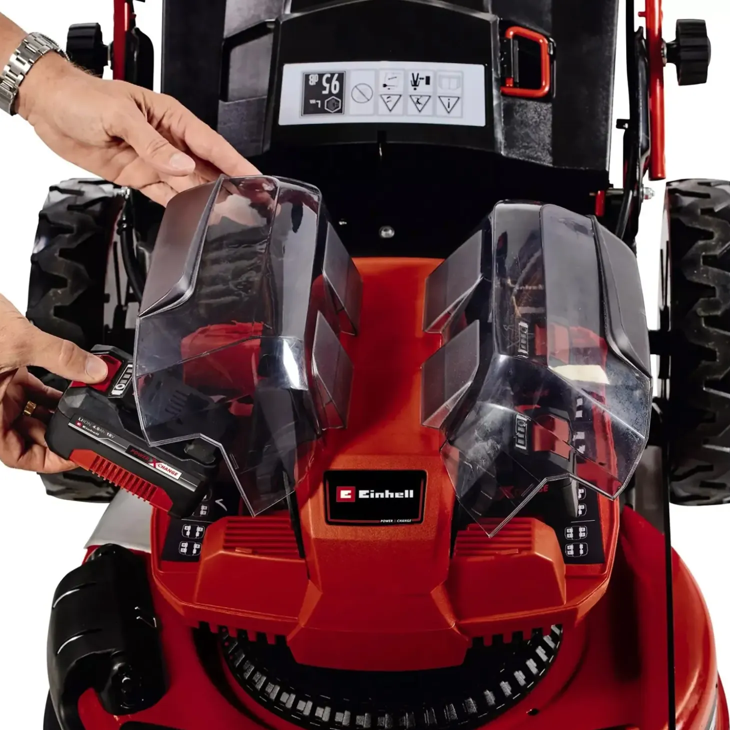 Einhell GE-CM 36/36 2x18Vplæneklipper 36 cm 4,0Ah bat
