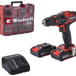 Einhell TE-CD 18/40 Li slagboremaskine m/tilbehør 2x18V/2,0Ah batteri og lader