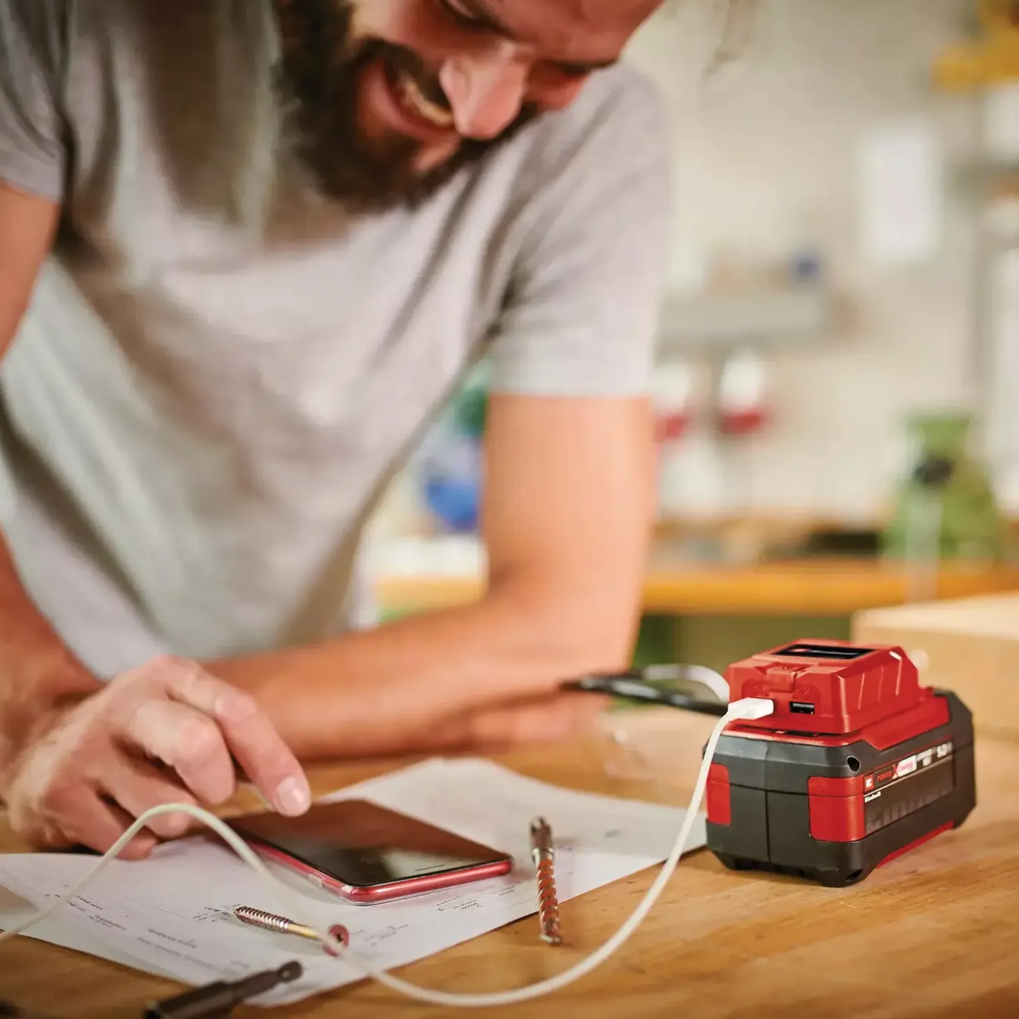 Einhell TE-CP 18 USB-powerbank 18V u/batteri
