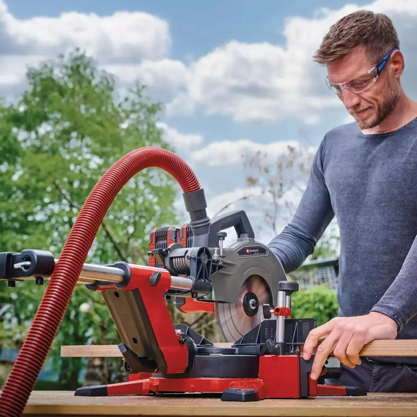 Einhell TE-SM 36/254 L LI 18V kap/-geringssav m/udtræk solo