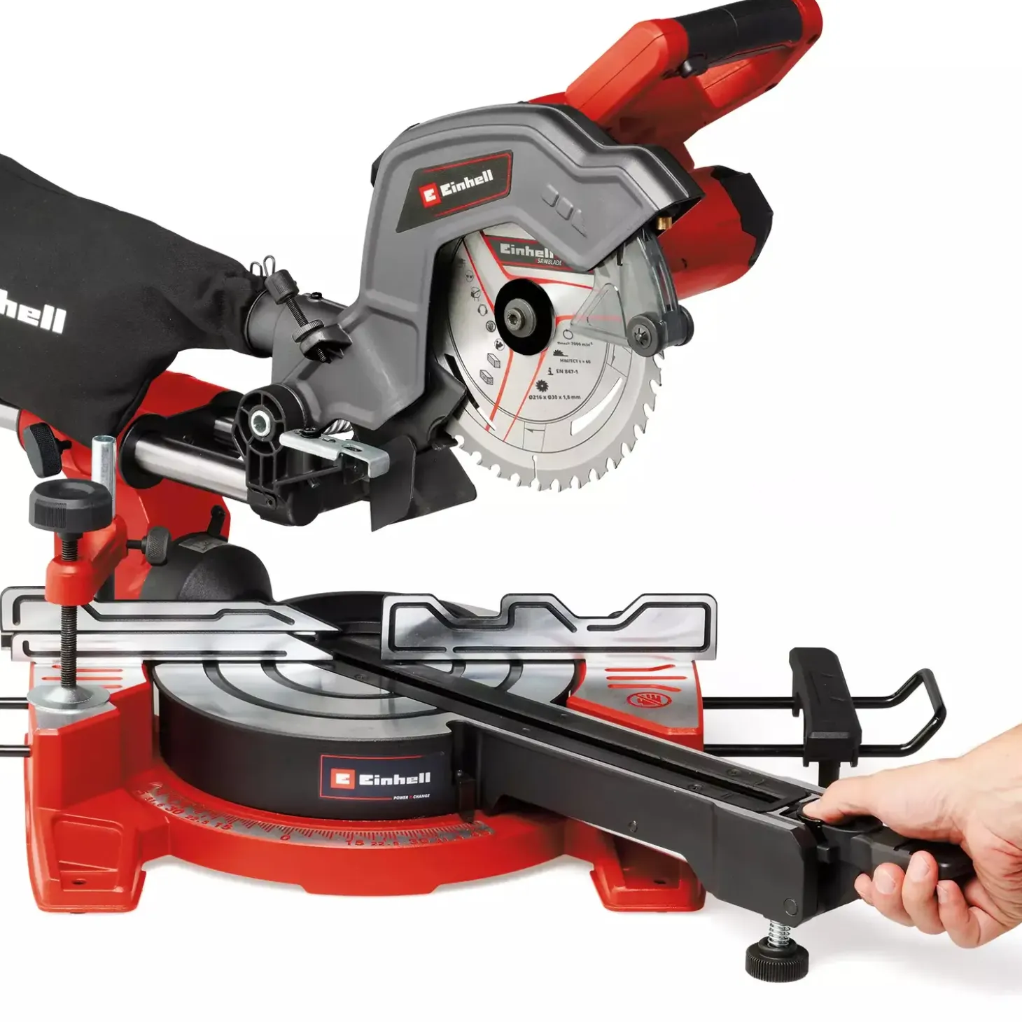 Einhell TE-SM 36/8 2x18V kap-/geringssav m/udtræk solo