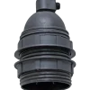 E-Line fatning E27 m/ gevind 2 ringe sort