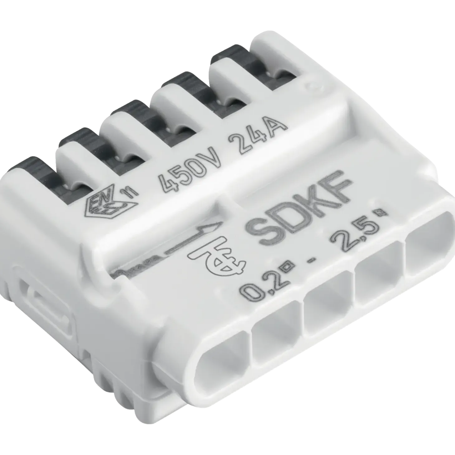 E-Line fjeder samlemuffe 5-polet 5 stk