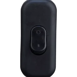 E-Line gennemgangsafbryder sort