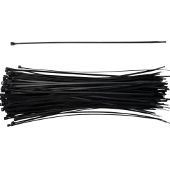 E-Line kabelstrips 4,8x300 mm 100 stk sort