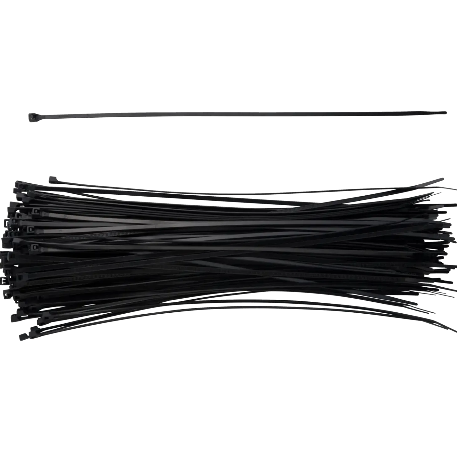 E-Line kabelstrips 4,8x300 mm 100 stk sort