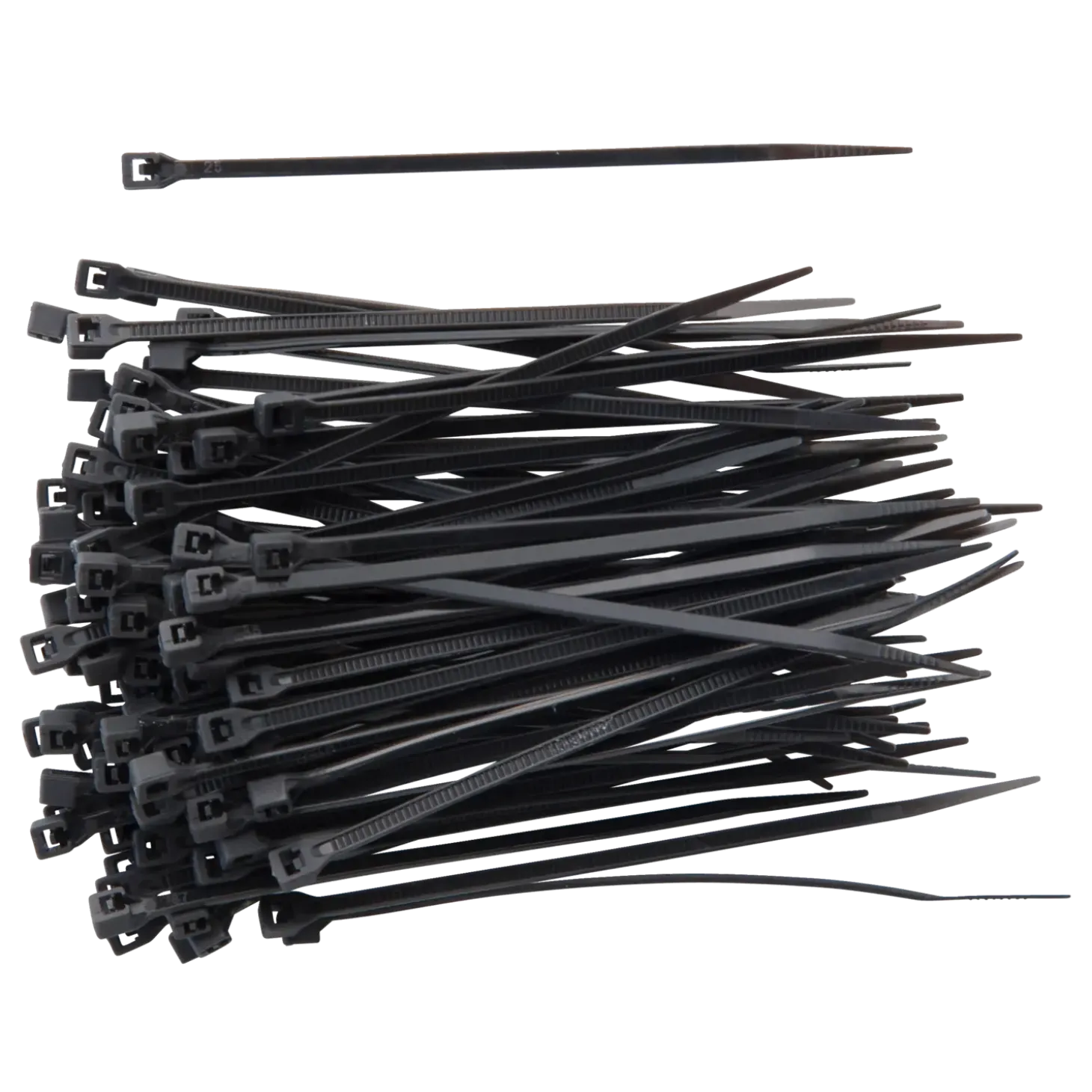 E-Line kabelstrips 2,5x100 mm 100 stk sort