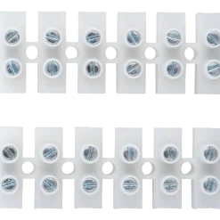 E-Line klemrækker 2x6-pol 2,5 mm transparent