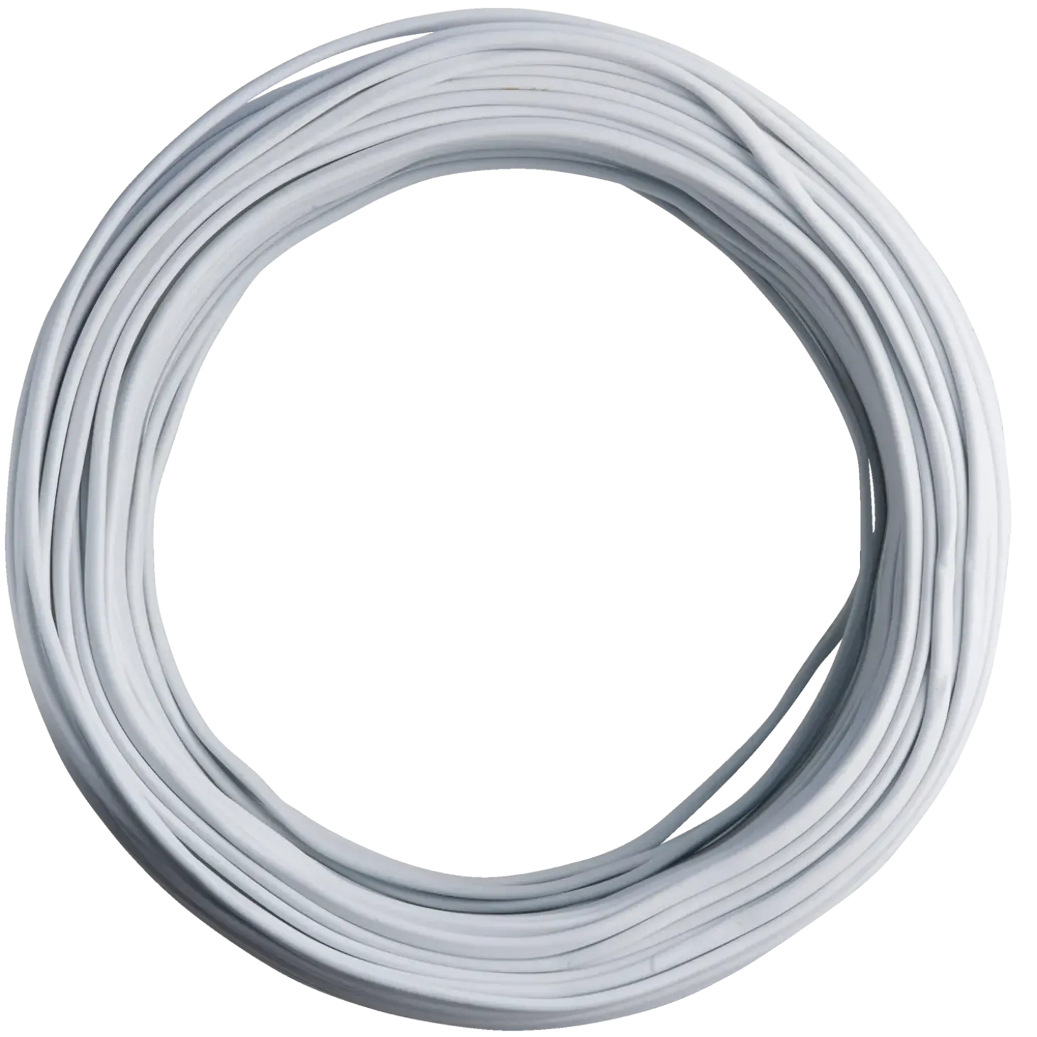 E-Line ledning flad 2x0,75 hvid 25 m