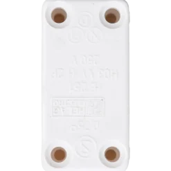 E-Line ledningsamleboks m/2 flade ledninger hvid
