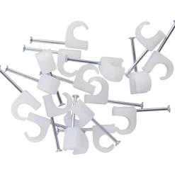 E-Line ledningsclips R 5-7mm 20 stk neutral