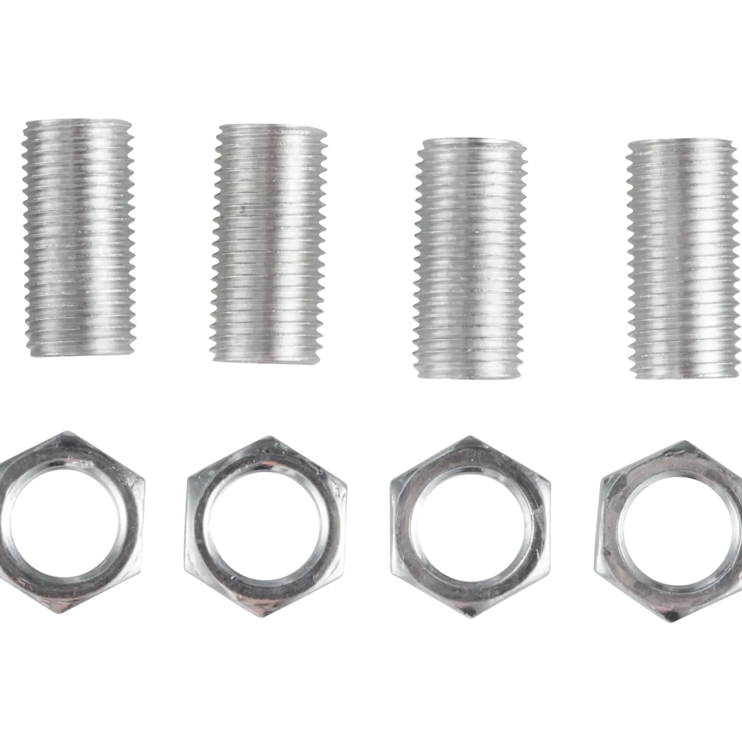 E-Line nippelrør m/mørtrik M10x20 mm 4 stk