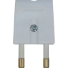 E-Line + stikprop flad hvid 230V 16A