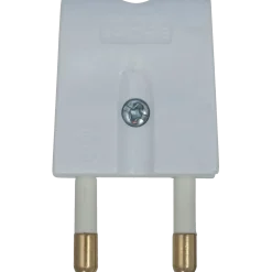 E-Line + stikprop flad hvid 230V 16A