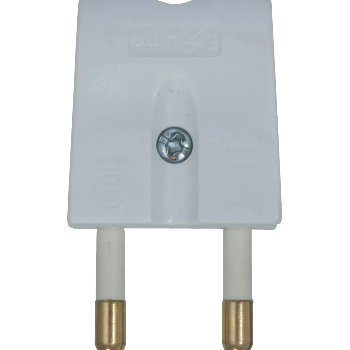 E-Line + stikprop flad hvid 230V 16A
