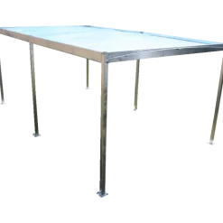 Elmholm enkelt carport 5382x3180 mm i galvaniseret stål