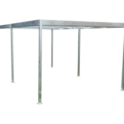 Elmholm enkelt carport 5382x3180 mm i galvaniseret stål