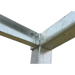 Elmholm enkelt carport 5382x3180 mm i galvaniseret stål
