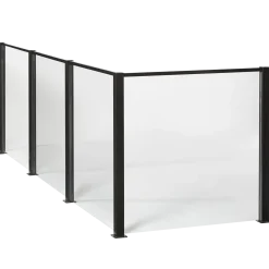 Elmholm glas t/hegn 95 cm klar