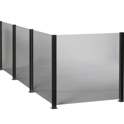 Elmholm glas t/hegn 95 cm smoke