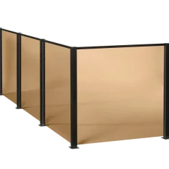 Elmholm hegn m/smoke glas forlængersæt 95 cm