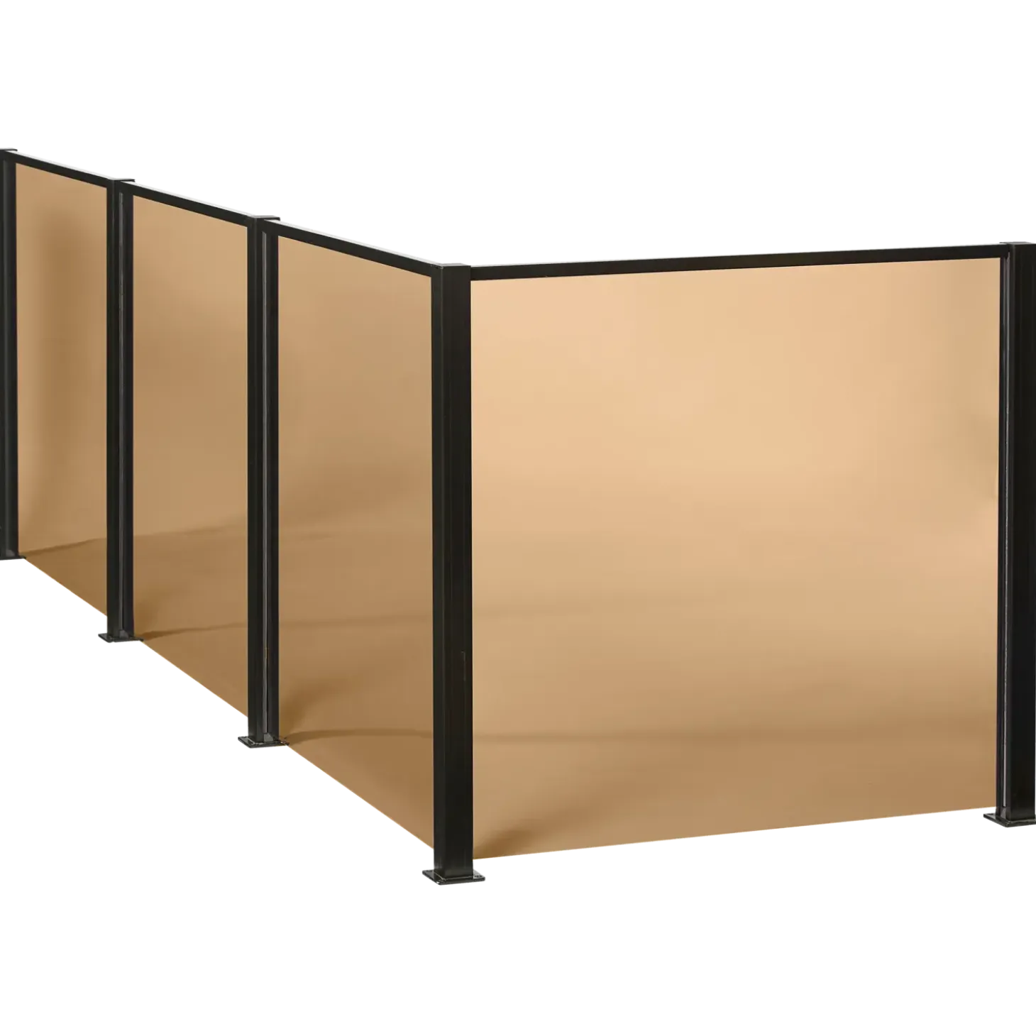 Elmholm hegn m/smoke glas startsæt 95 cm