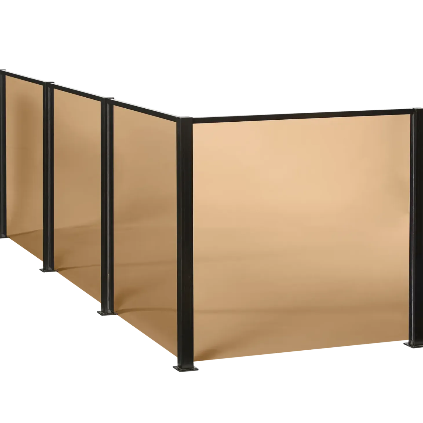 Elmholm hegn m/smoke glas startsæt 95 cm