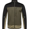 ENGEL 8327-238 Entire midtlayer jakke skovgrøn/Sort str. 2XL