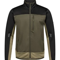 ENGEL 8327-238 Entire midtlayer jakke skovgrøn/Sort str. 2XL