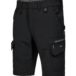 ENGEL 6337 Entire shorts 4-vejs stretch sort/Antrazitgrå str. 84