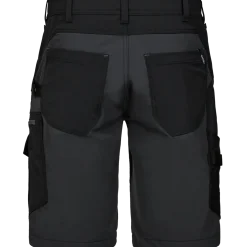 ENGEL 6337 Entire shorts 4-vejs stretch sort/Antrazitgrå str. 84