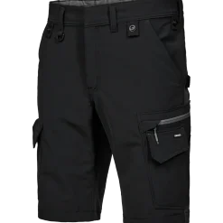 ENGEL 6337 Entire shorts 4-vejs stretch sort/Antrazitgrå str. 84