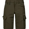 ENGEL 6337 Entire shorts 4-vejs stretch skovgrøn/Sort str. 92