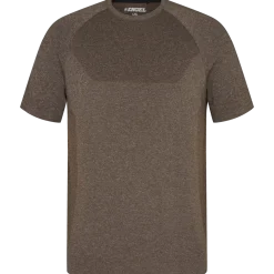 ENGEL X-treme sømløs t-shirt forest grøn melange str. L/XL