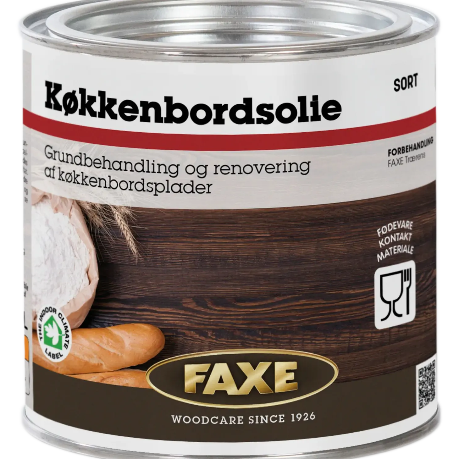 Faxe køkkenbordsolie sort 0,75 L