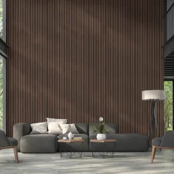 Fibrotech Premium Proff akustikpanel 22x605x3000 mm walnut