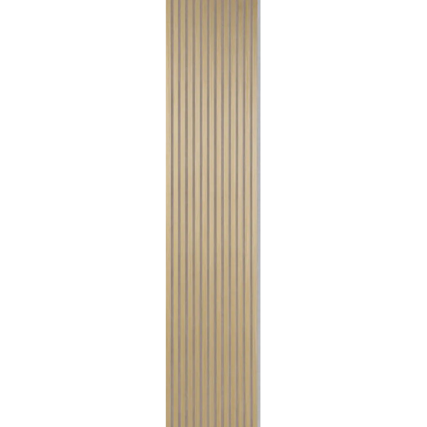 Fibrotech Quanti akustikpanel 18x520x2440 mm light oak m/grå polyester