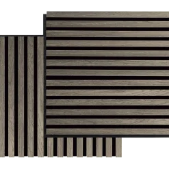 Fibrotech Square akustikpanel 22x520x520 mm grey oak - pk á 2 stk.