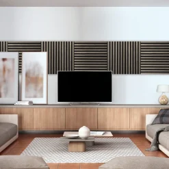Fibrotech Square akustikpanel 22x520x520 mm grey oak - pk á 2 stk.